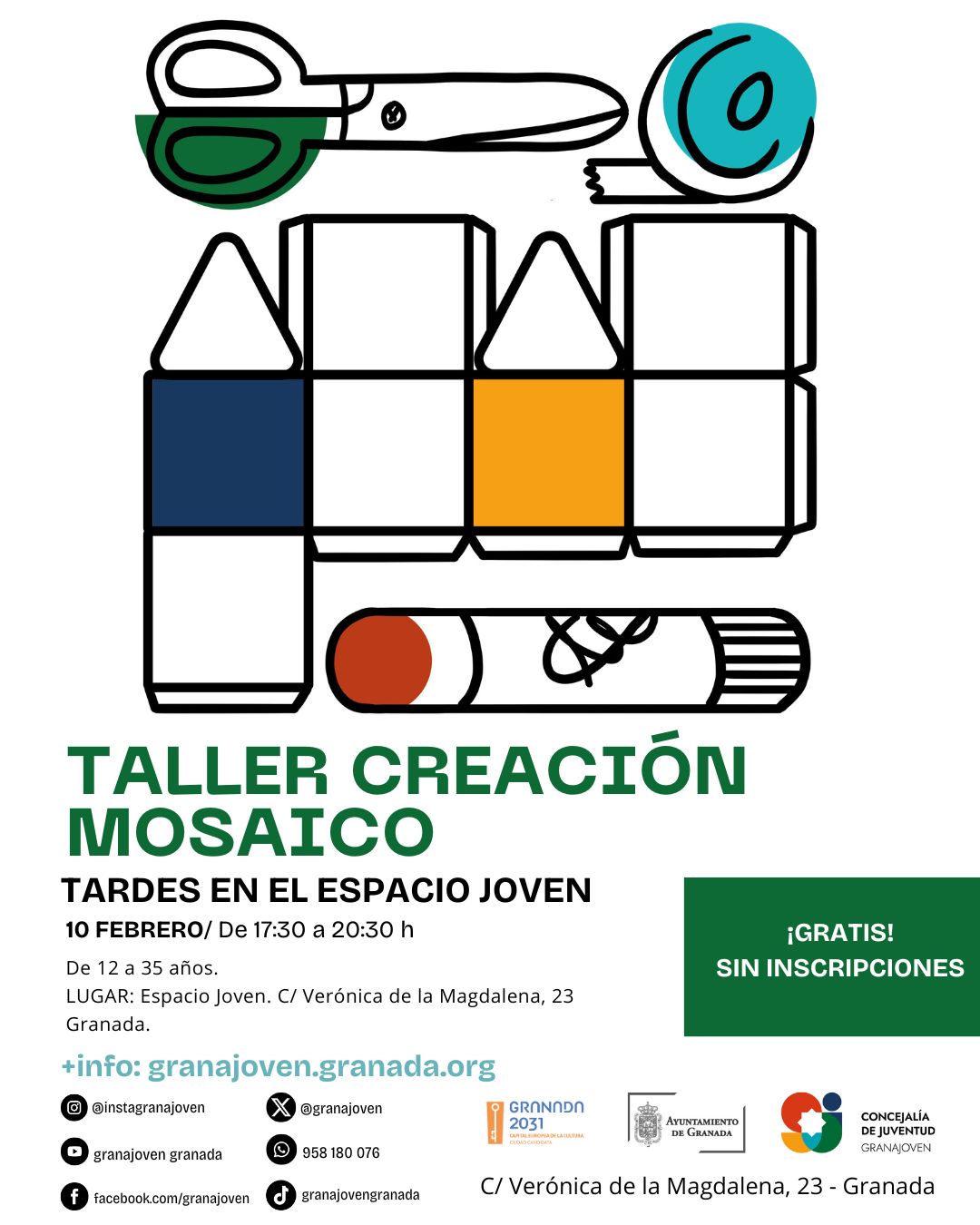 Tardes en el Espacio Joven - CREACI�N MOSAICOS 